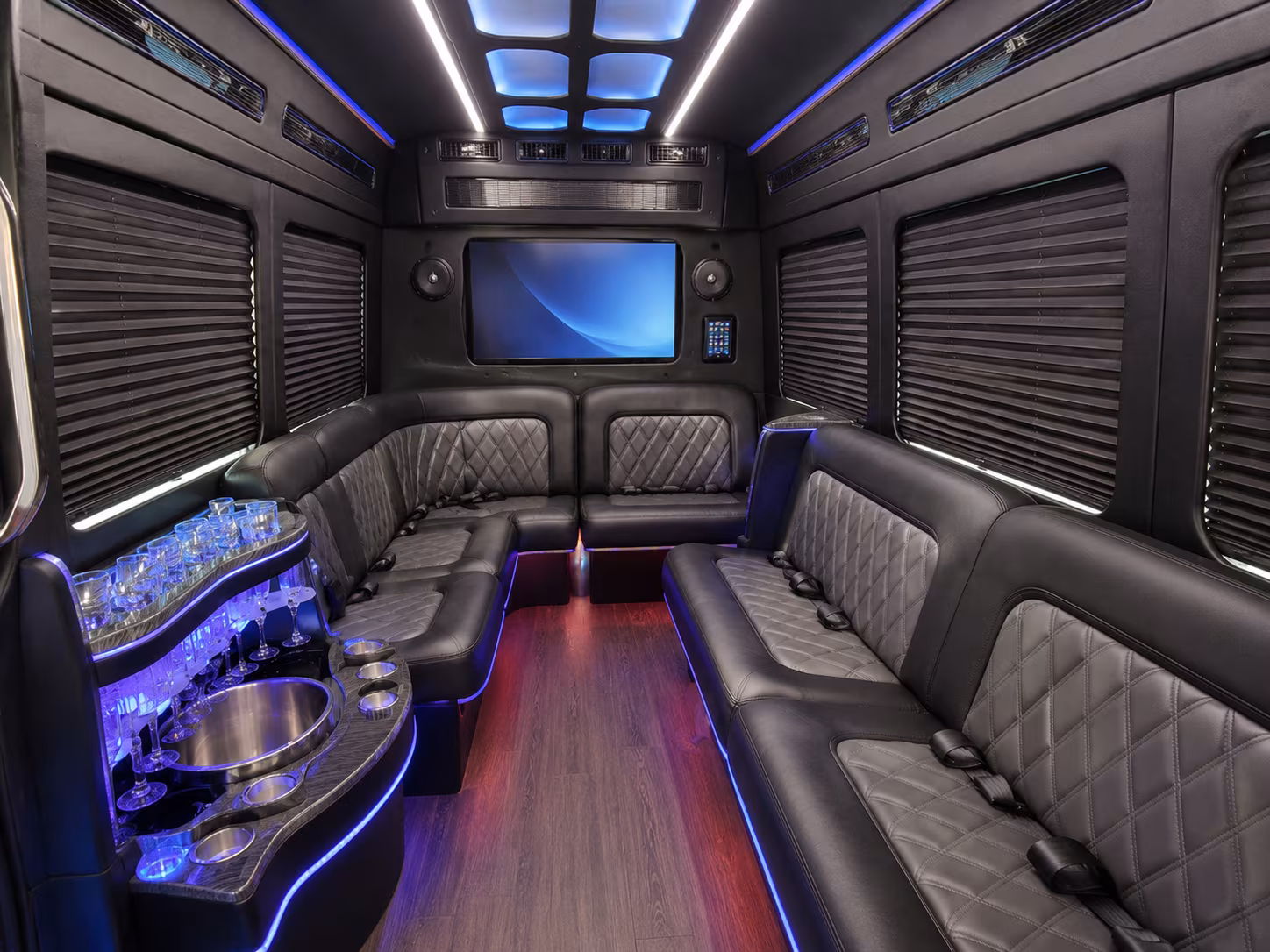 pittsburg party bus interior