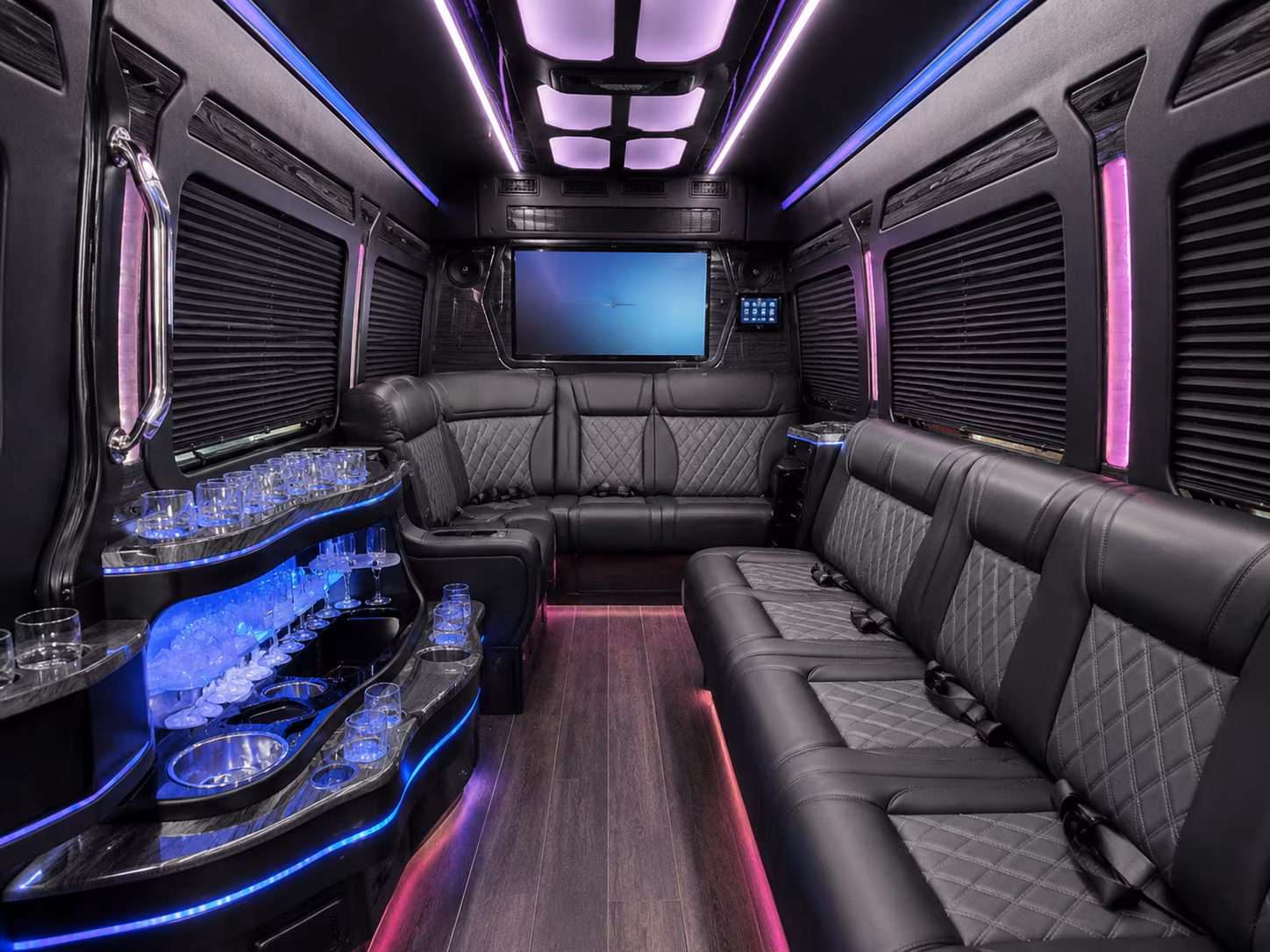 prom bus colors sizes and amenities you can actually choose